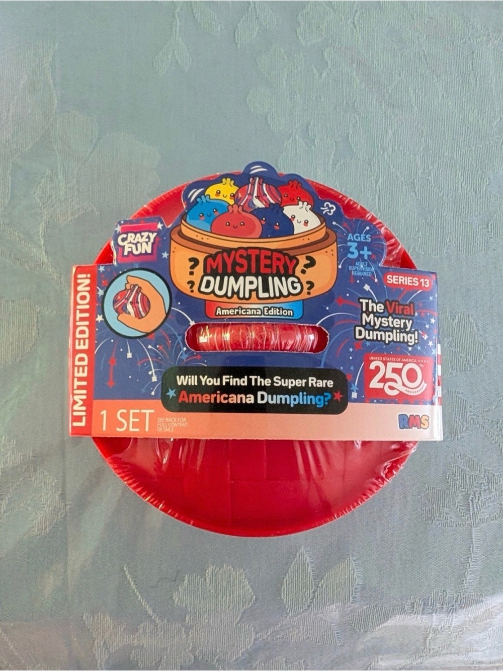 (1) LIMITED EDITION RMS Mystery Dumpling Americana Edition - Red